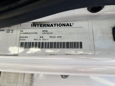 2019 INTERNATIONAL 4300 Base
