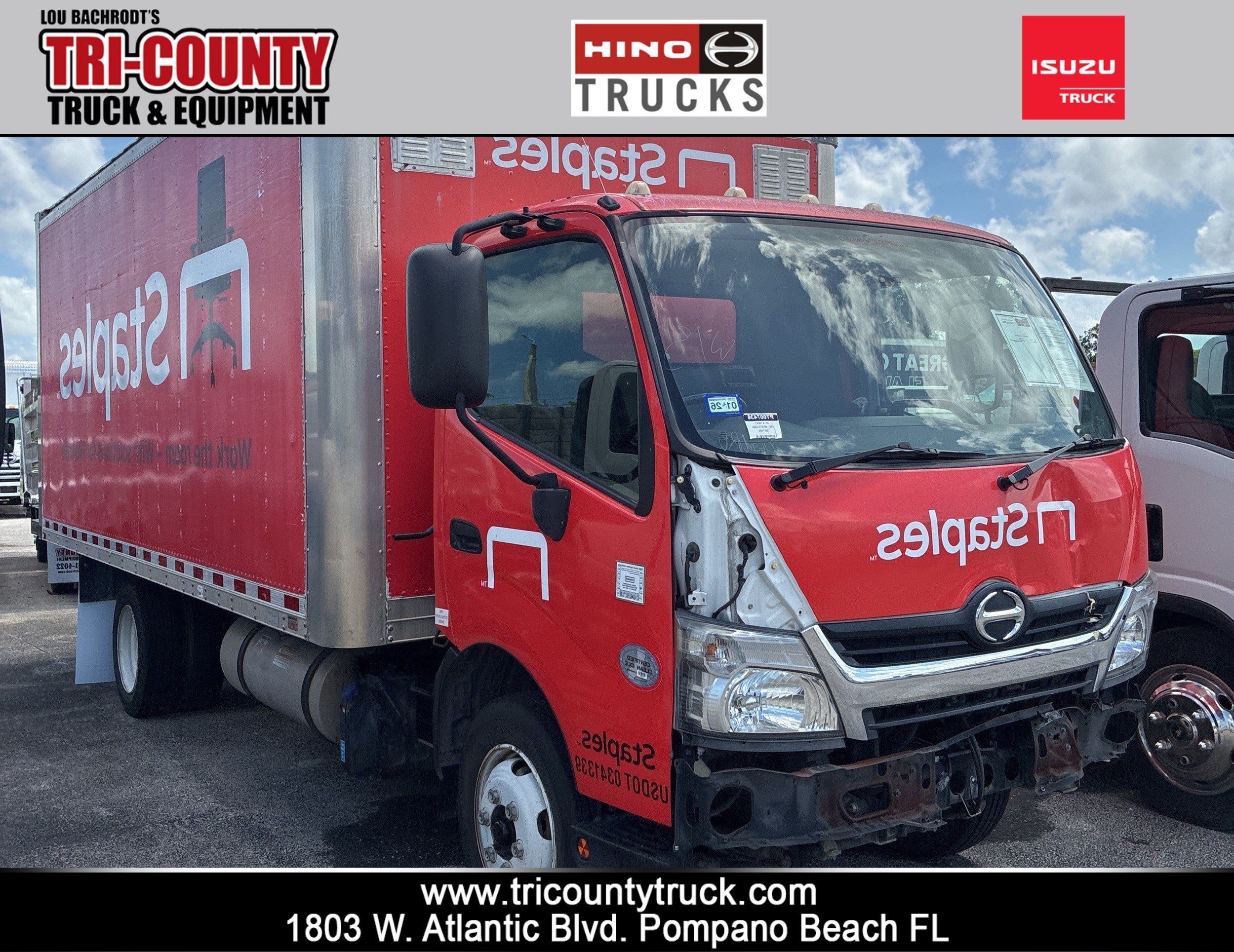 2018 HINO 195 18ft Box Truck