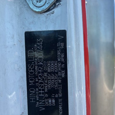2018 HINO 195 18ft Box Truck