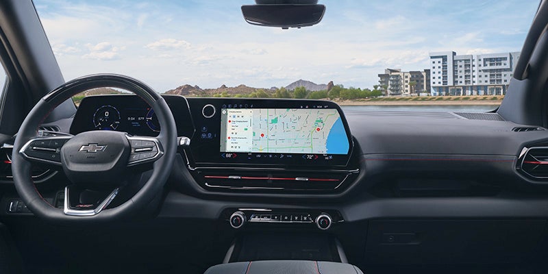 Chevrolet Silverado EV interior featuring a digital driver display